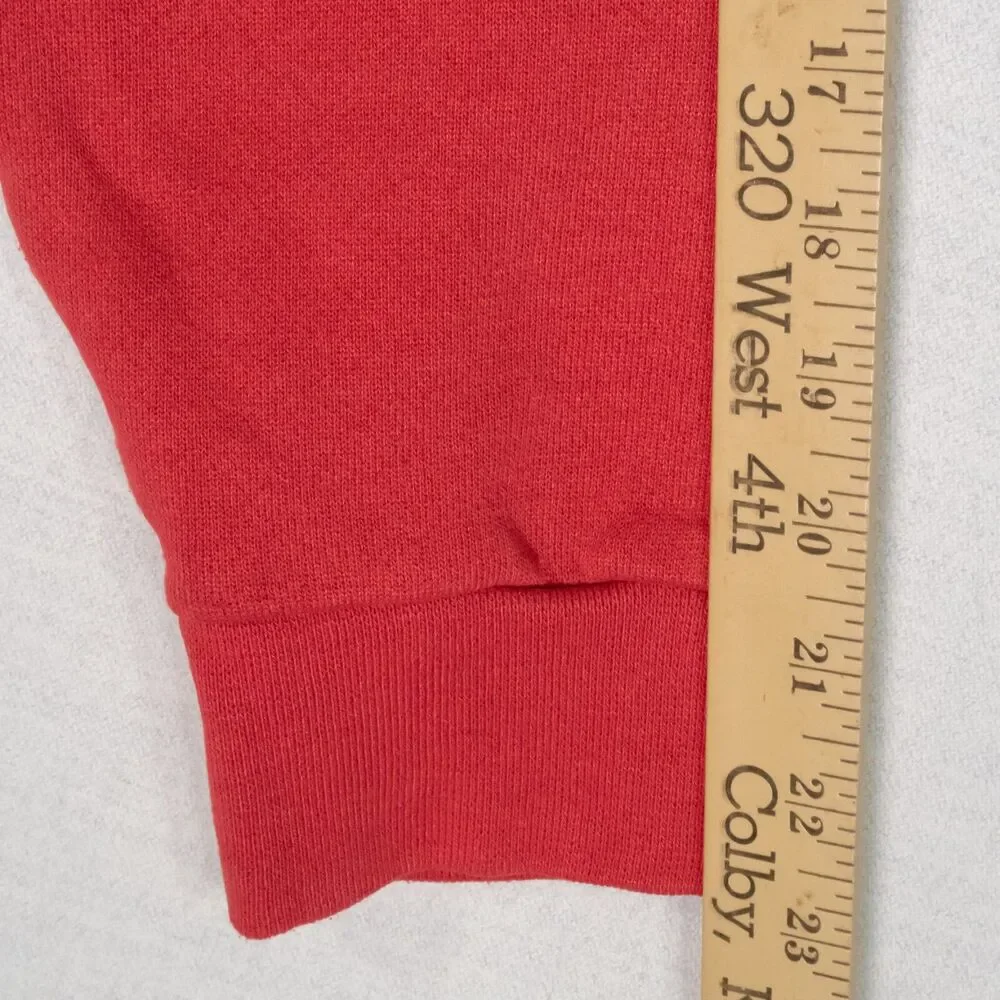 Vintage Competitor Kansas City Chiefs Sweatshirt Embroidered Logo 90's Thrashed